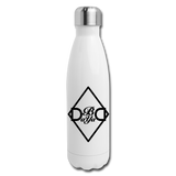 Diamond Insulated Water Bottle - white